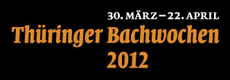 Logo: Thüringer Bachwochen 2012